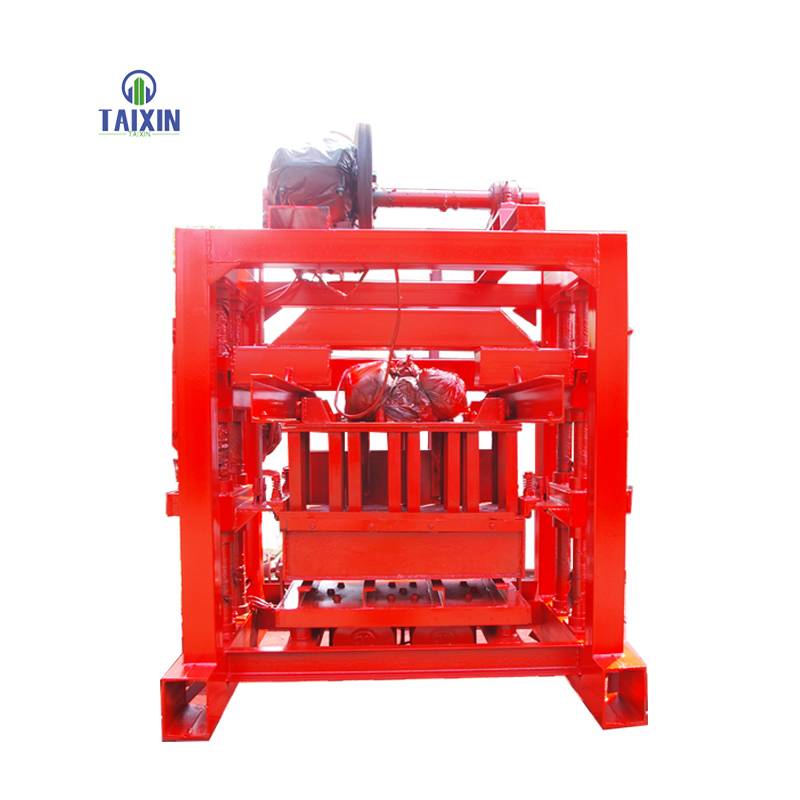 Qtj4-40b2 Sand China Semi Automatic Concrete Brick Block Making Machine Brick